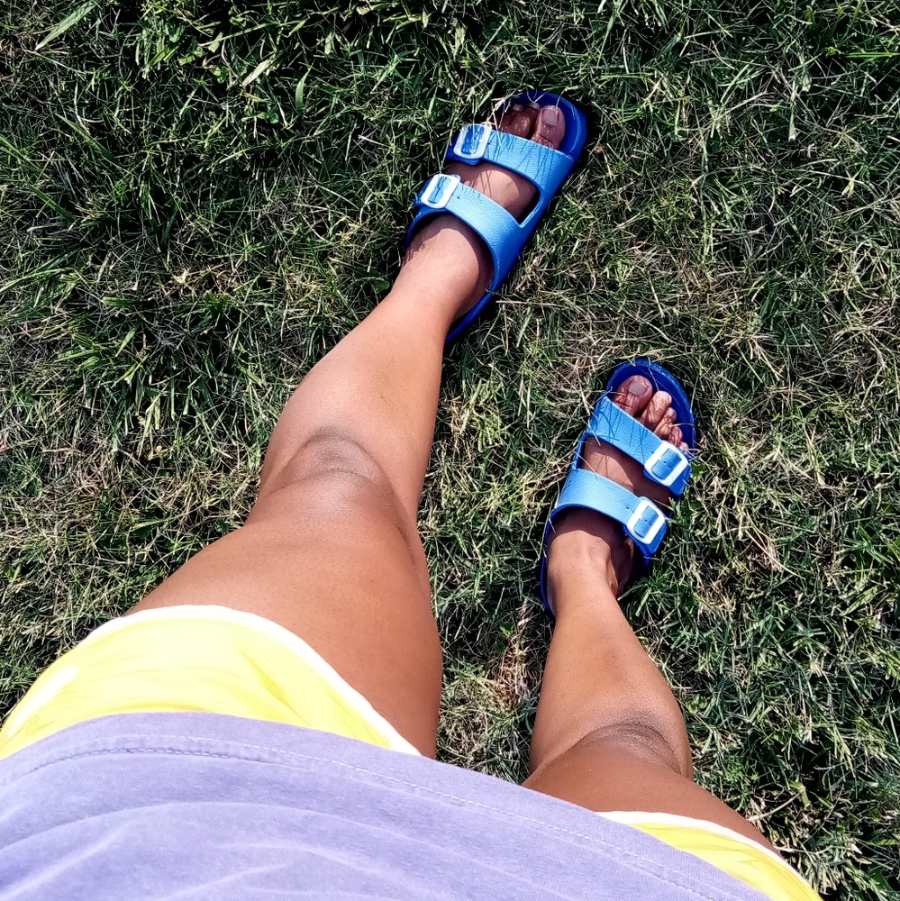 Cozy comfy Cobalt Blue Slides 🌊